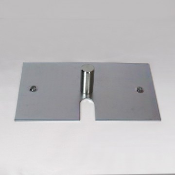 8x14 inch base with pin for pipe and drape displays