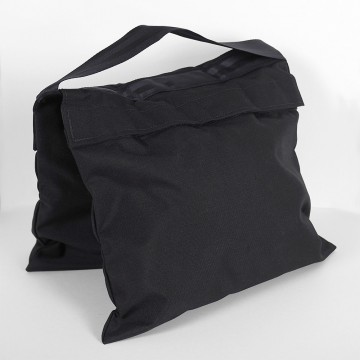 Saddle sand bag, 50 lbs capacity, black