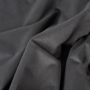 Closeup of black commando cloth fabric