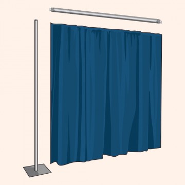 Commando Cloth backdrop extension kit by Georgia Stage