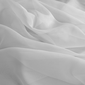 Voile color - White