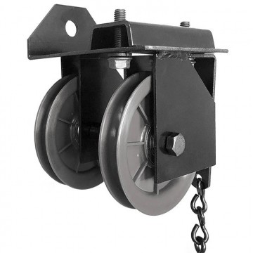IWEISS IWC03 Double End Pulley, 4 inch
