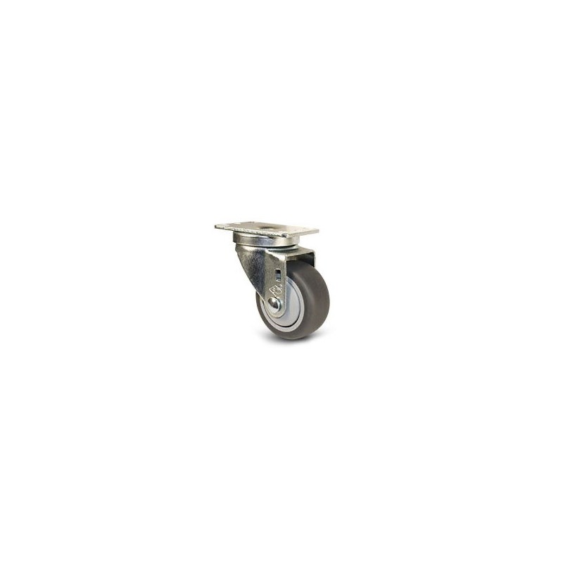 Swivel Caster - Thermo-Pro Rubber w/ Ball Bearing - 3 inch