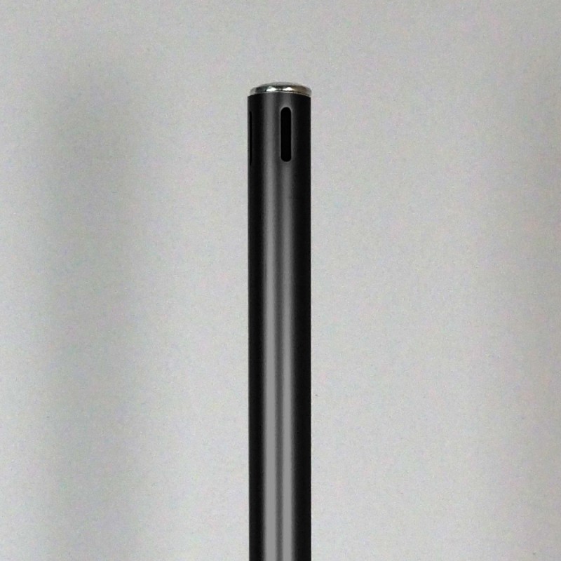 1.5" Fixed Pipe and Drape Upright - 3 Ft. - Black