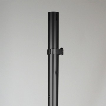 pipe and drape upright, adjustable height, 7-12 feet tall, 2 inch diameter