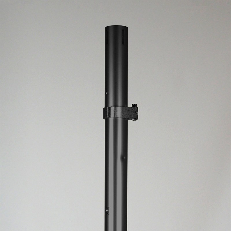 2" Adjustable Pipe and Drape Upright (8'-14') - Black