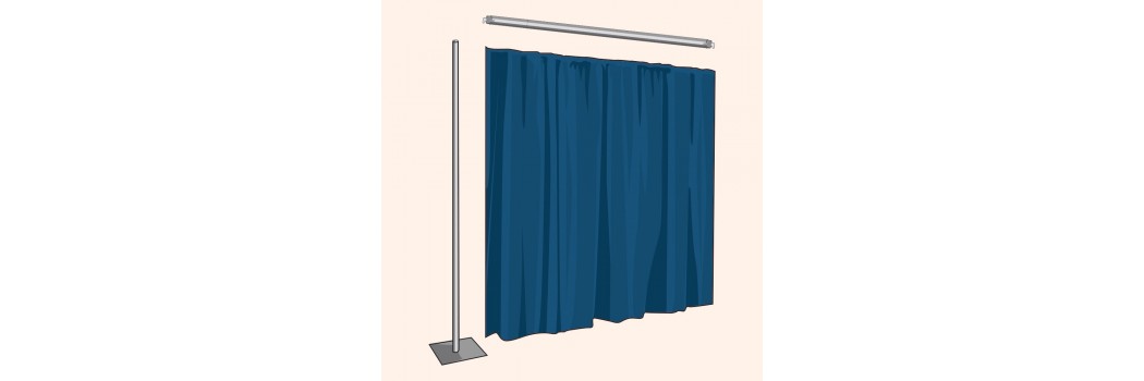 Pipe and Drape Backdrop Extension Kits