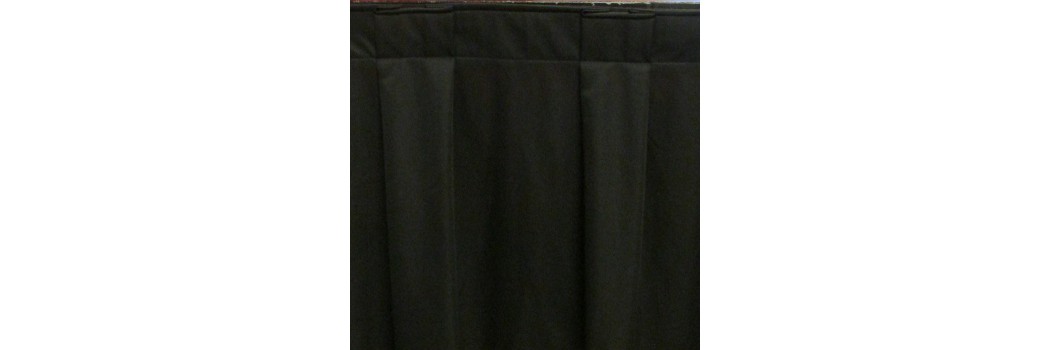 EventTex® Box Pleat Stage Skirting