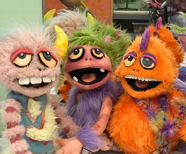 puppets made with nylafleece from Georgia Stage